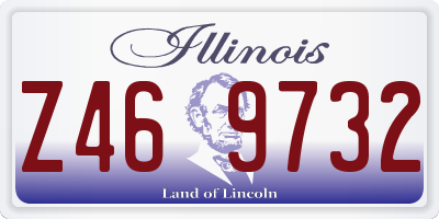 IL license plate Z469732
