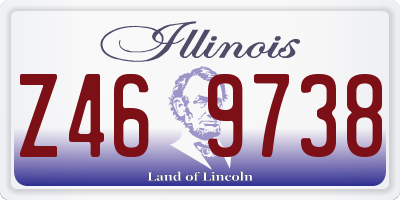 IL license plate Z469738