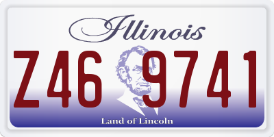 IL license plate Z469741