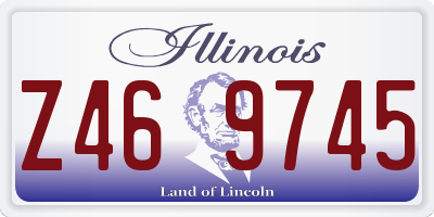 IL license plate Z469745