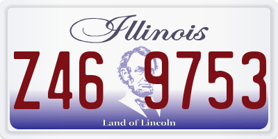 IL license plate Z469753