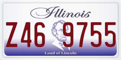 IL license plate Z469755