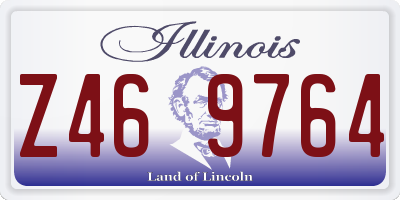 IL license plate Z469764