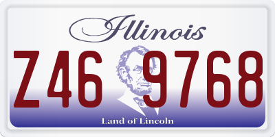 IL license plate Z469768