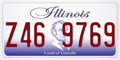 IL license plate Z469769