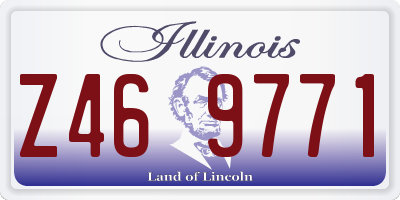 IL license plate Z469771
