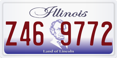 IL license plate Z469772