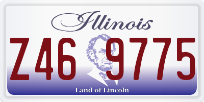 IL license plate Z469775