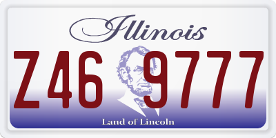 IL license plate Z469777