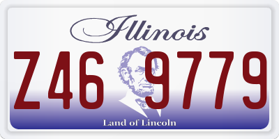 IL license plate Z469779