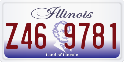 IL license plate Z469781