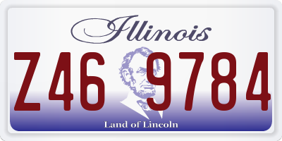 IL license plate Z469784