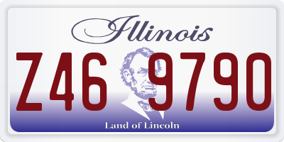 IL license plate Z469790