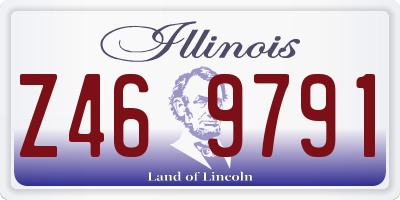 IL license plate Z469791