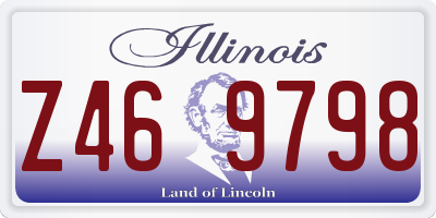 IL license plate Z469798