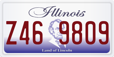 IL license plate Z469809