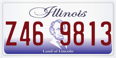 IL license plate Z469813