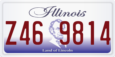 IL license plate Z469814