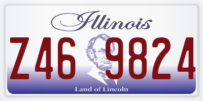 IL license plate Z469824