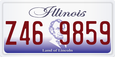 IL license plate Z469859
