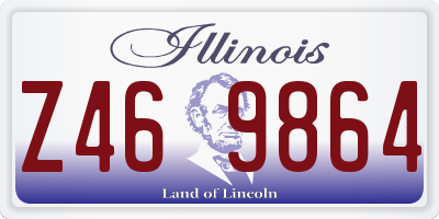 IL license plate Z469864