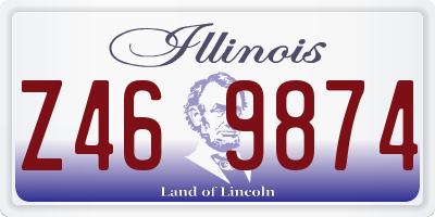IL license plate Z469874