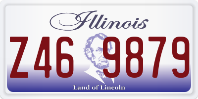 IL license plate Z469879