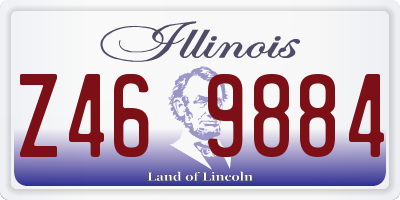 IL license plate Z469884