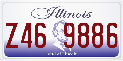 IL license plate Z469886