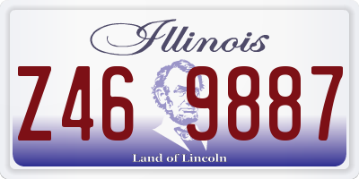 IL license plate Z469887