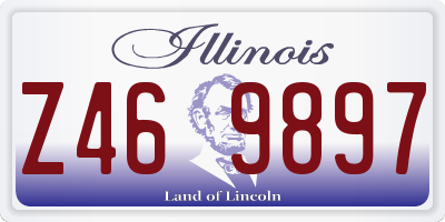 IL license plate Z469897