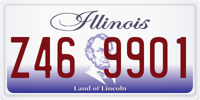 IL license plate Z469901