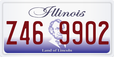 IL license plate Z469902