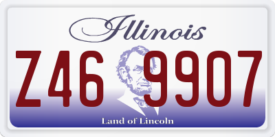IL license plate Z469907