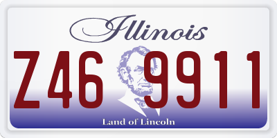 IL license plate Z469911