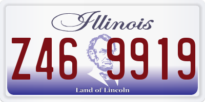 IL license plate Z469919