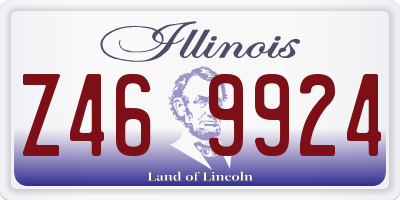 IL license plate Z469924