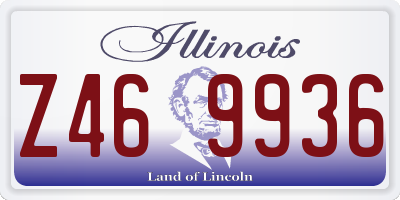 IL license plate Z469936