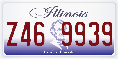 IL license plate Z469939