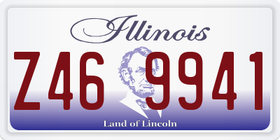 IL license plate Z469941