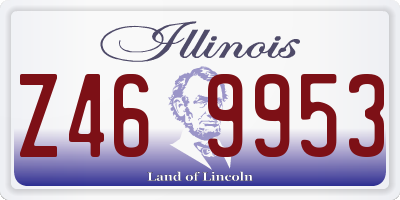 IL license plate Z469953