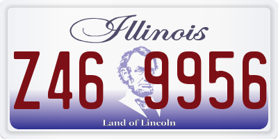 IL license plate Z469956