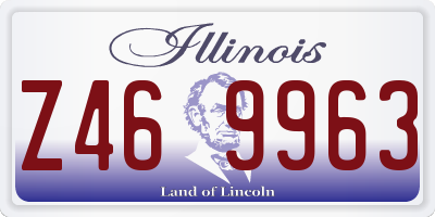 IL license plate Z469963