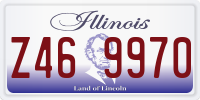 IL license plate Z469970