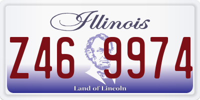 IL license plate Z469974