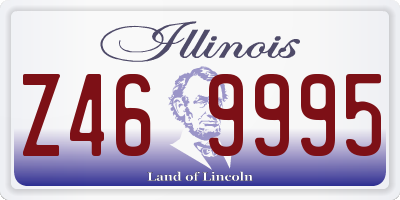 IL license plate Z469995