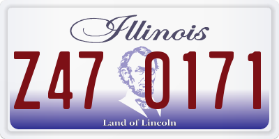 IL license plate Z470171