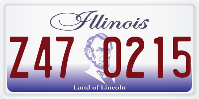 IL license plate Z470215