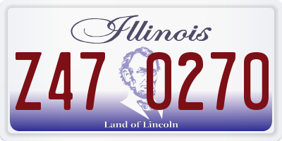 IL license plate Z470270