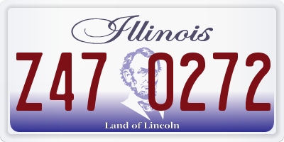 IL license plate Z470272